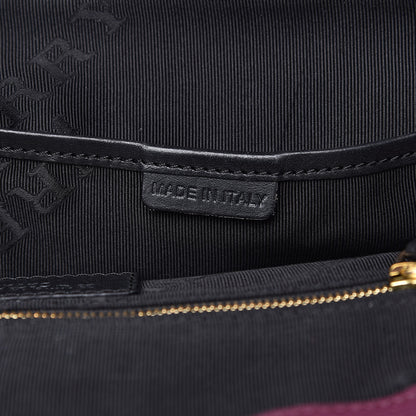Burberry Calfskin Tapestry Milverton Satchel Multicolor 7 of 17
