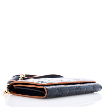 MCM Calfskin Ottomar Aren Crossbody Wallet Black 4 of 8