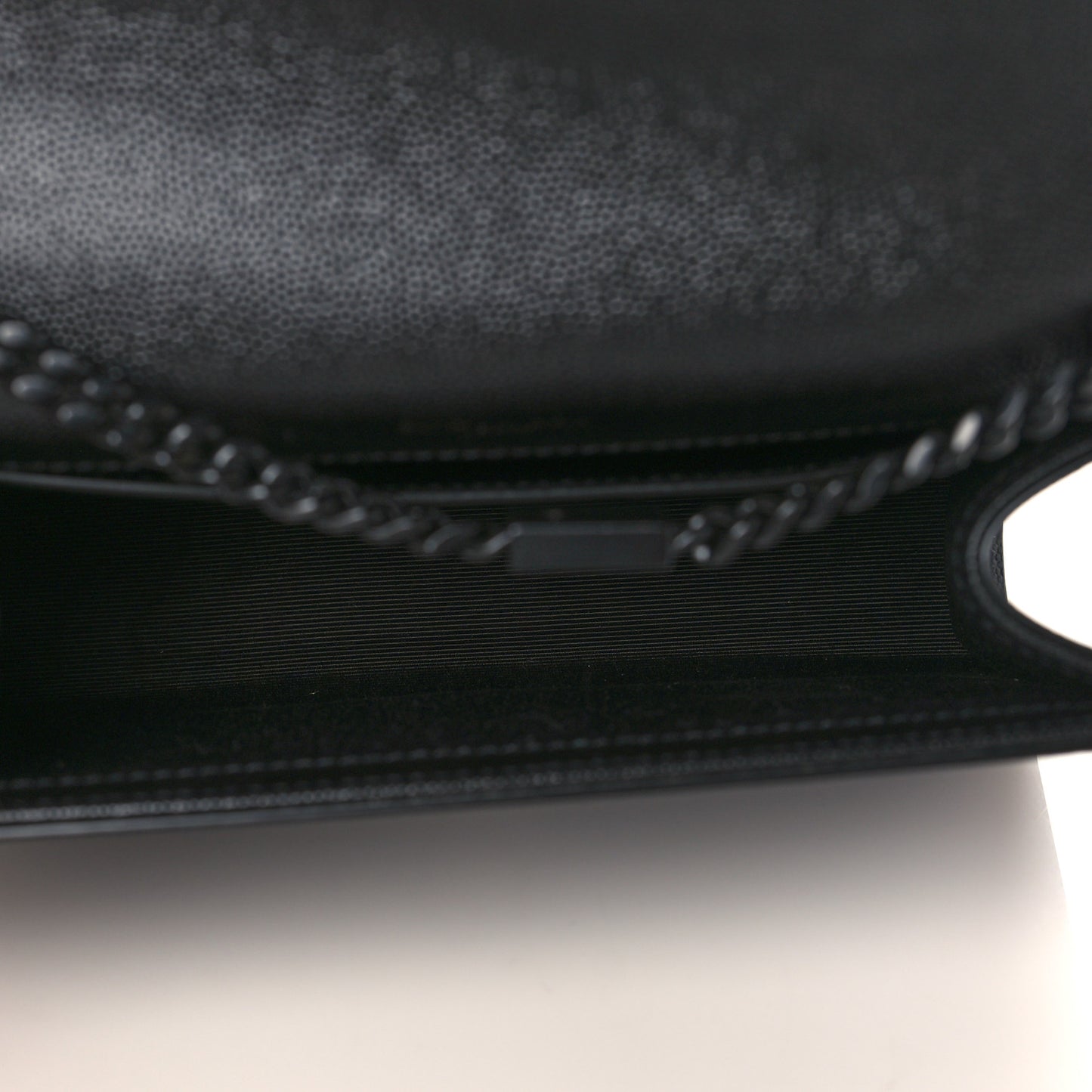 Grain De Poudre Small Monogram Kate Satchel Black