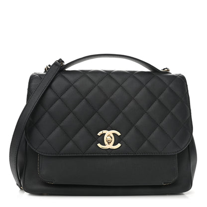 Chanel Caviar Quilted Large Business Affinity Flap Black 1 of 11