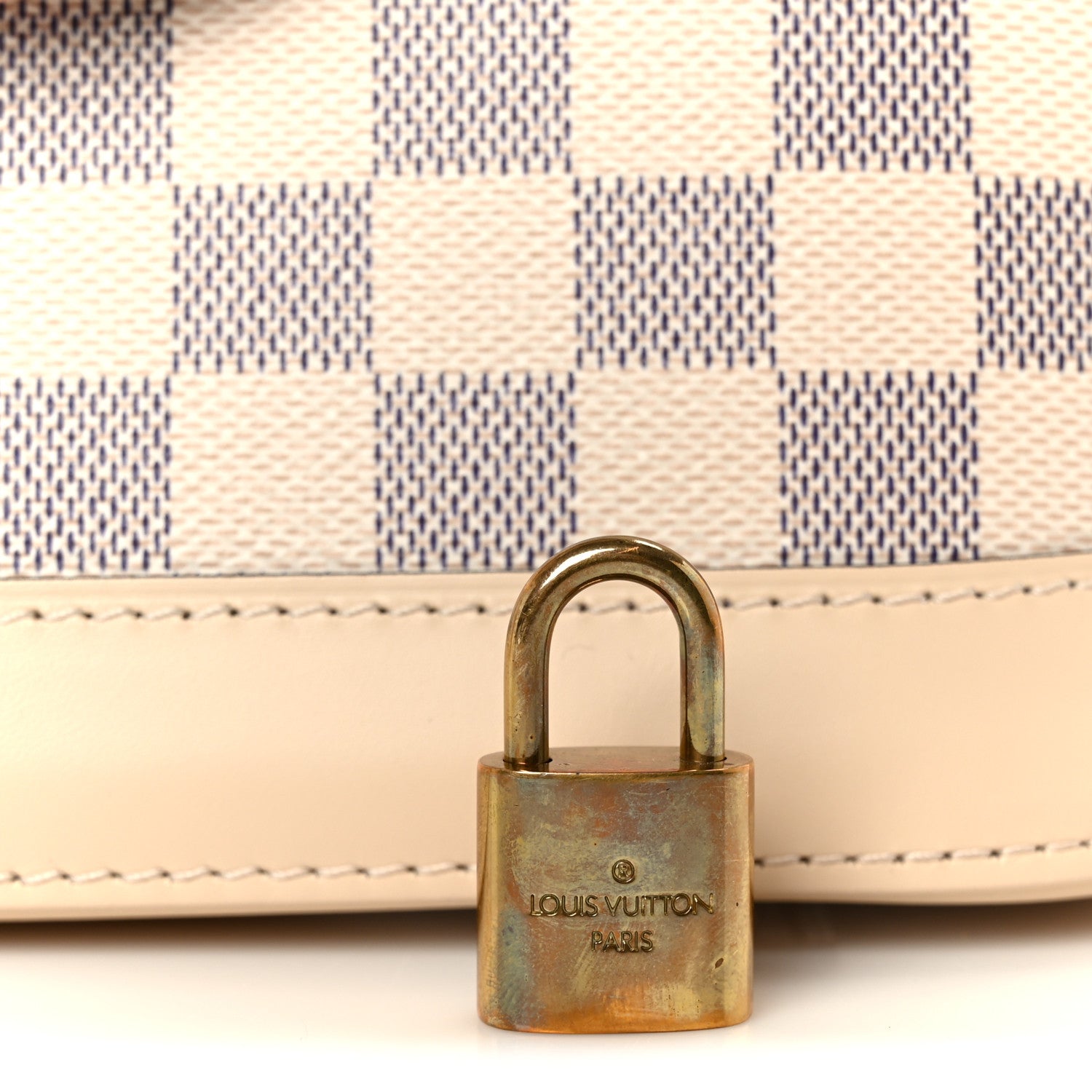 Louis Vuitton Damier Azur Braided Alma BB 6 of 13