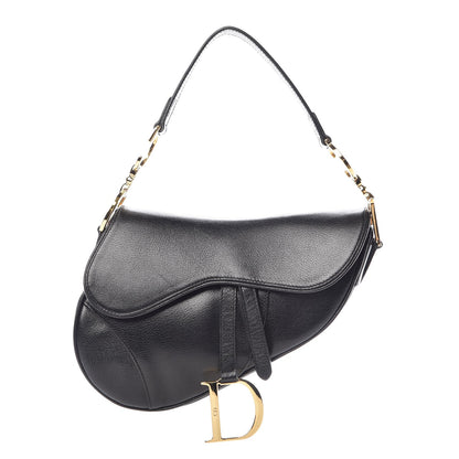 Christian Dior Calfskin Saddle Bag Black 1 of 7