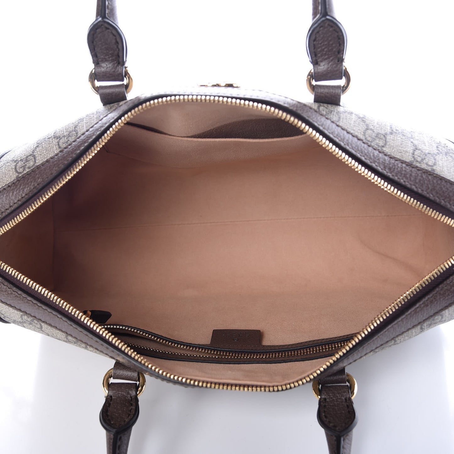 GG Supreme Monogram Web Medium Ophidia Boston Brown