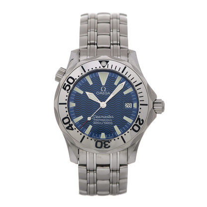 Omega Stainless Steel 36mm Seamaster Professional Quartz Watch Blue 2065.80 1 of 5