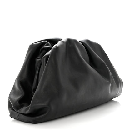 Bottega Veneta Smooth Butter Calf The Pouch Oversized Clutch Black 4 of 8