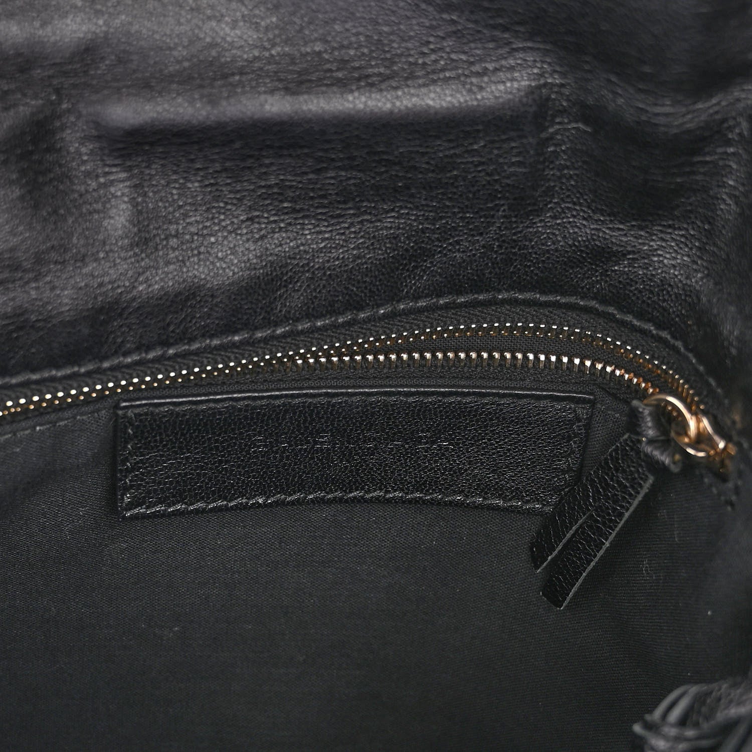 Balenciaga Chevre Gold Metallic Edge Hardware Envelope Clutch Black 7 of 11