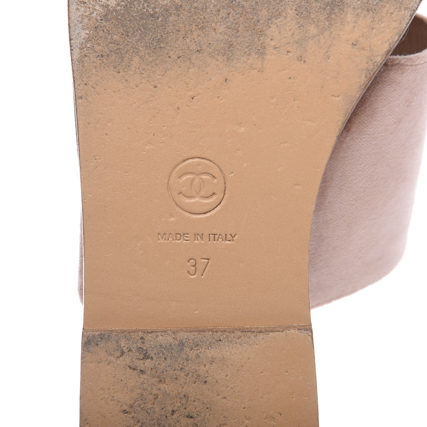 Velvet Chain Mule Sandals 37 Pink