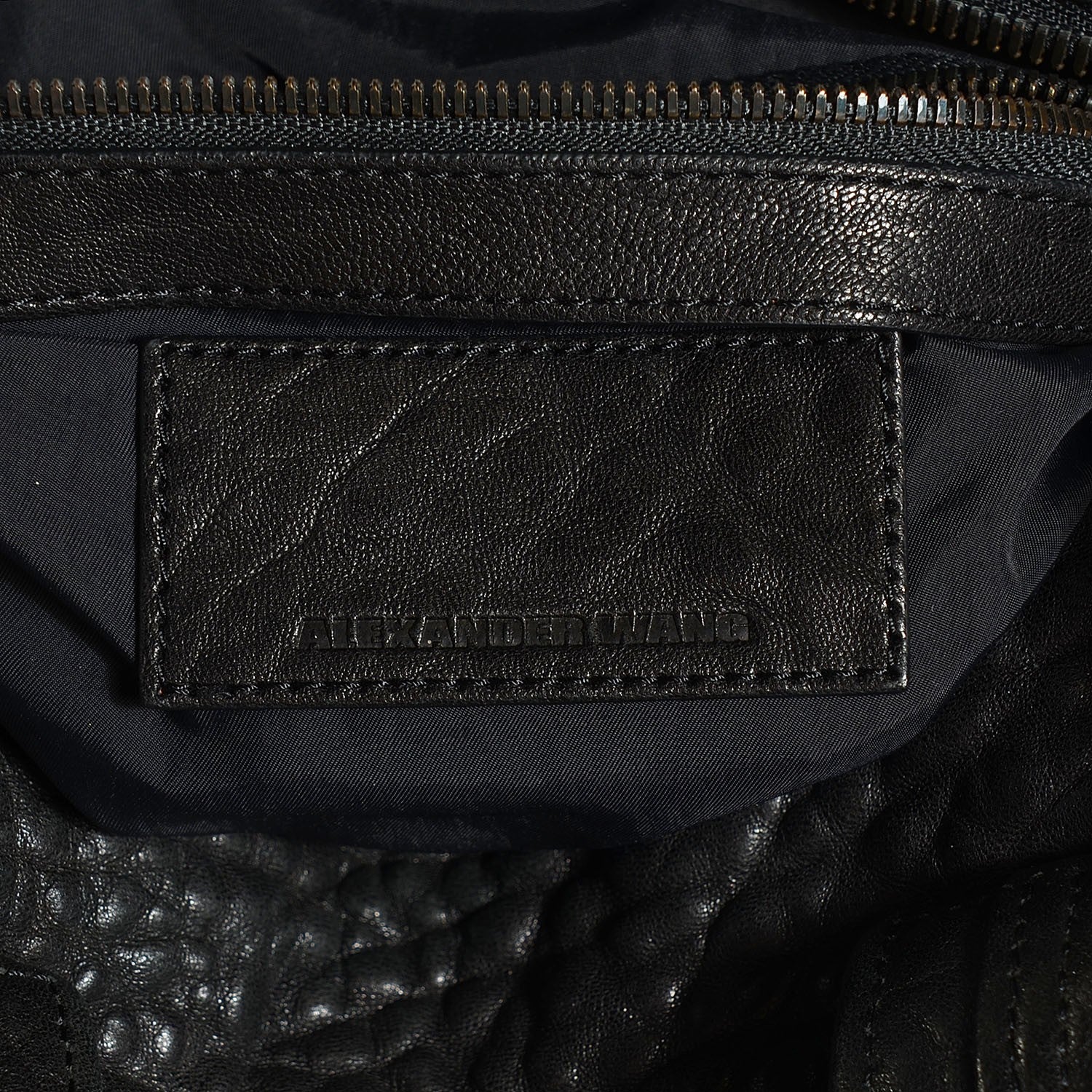 Alexander Wang Pebbled Lambskin Rocco Black Matte Black Hardware 6 of 8