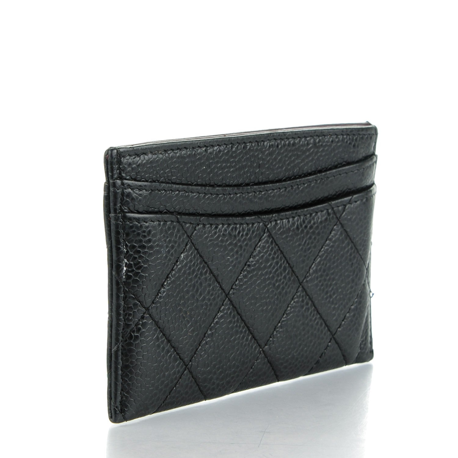 Chanel Caviar Quilted Card Holder Black 3 of 9