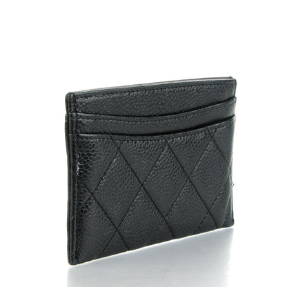 Chanel Caviar Quilted Card Holder Black 3 of 9