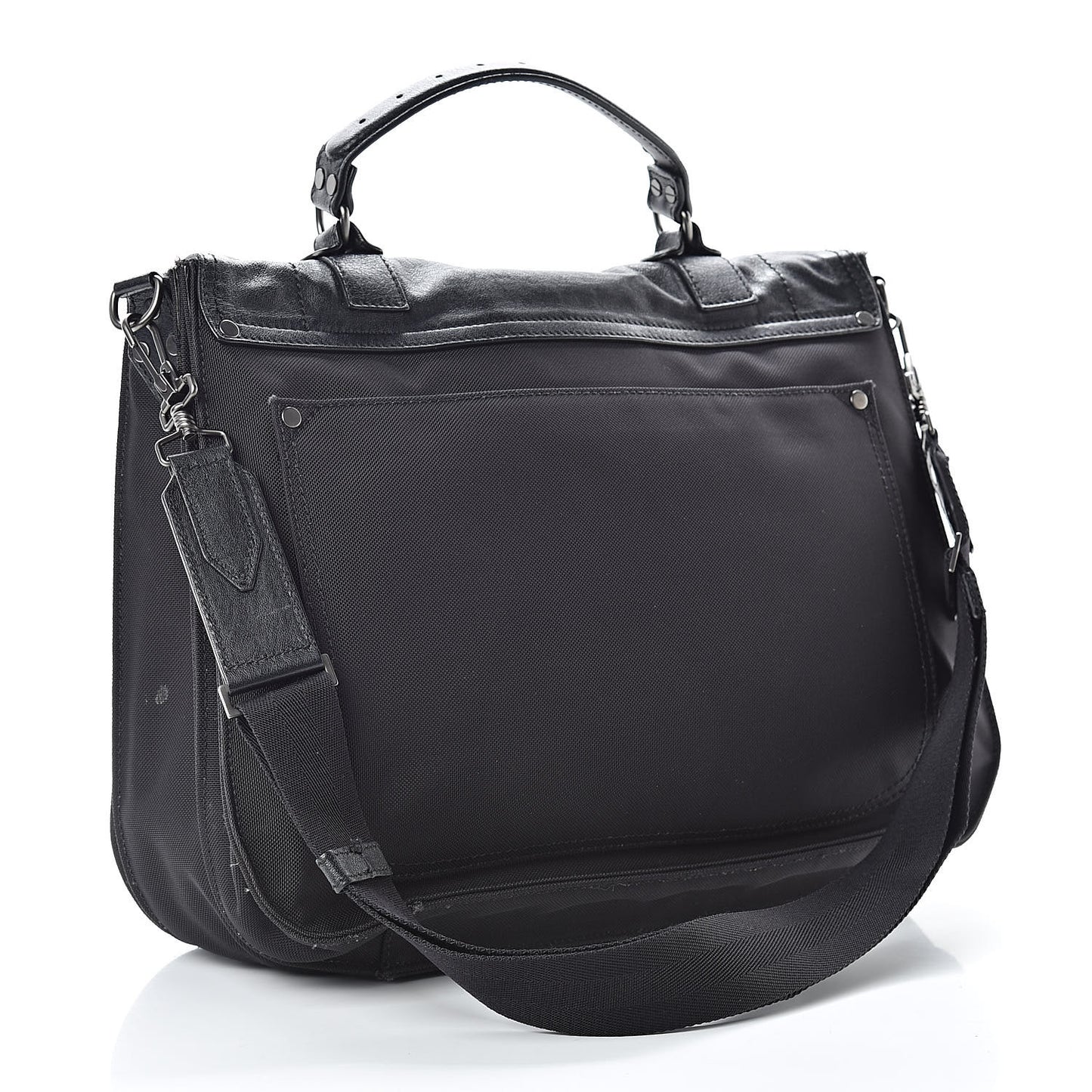 Lambskin PS1 Extra Large Satchel Black