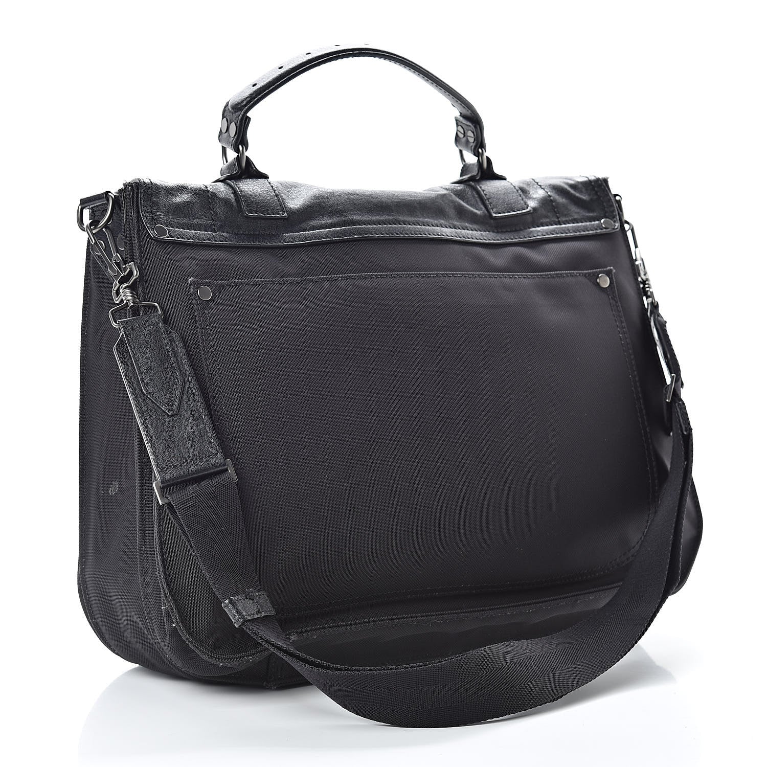 Proenza Schouler Lambskin PS1 Extra Large Satchel Black 3 of 18