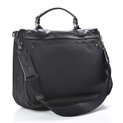 Proenza Schouler Lambskin PS1 Extra Large Satchel Black 3 of 18