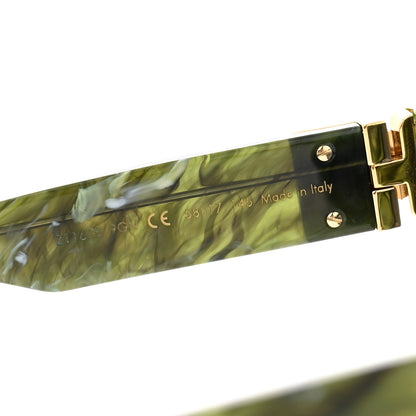 Louis Vuitton Acetate 1.1 Millionaires Z1167E Sunglasses Green Marble 6 of 7