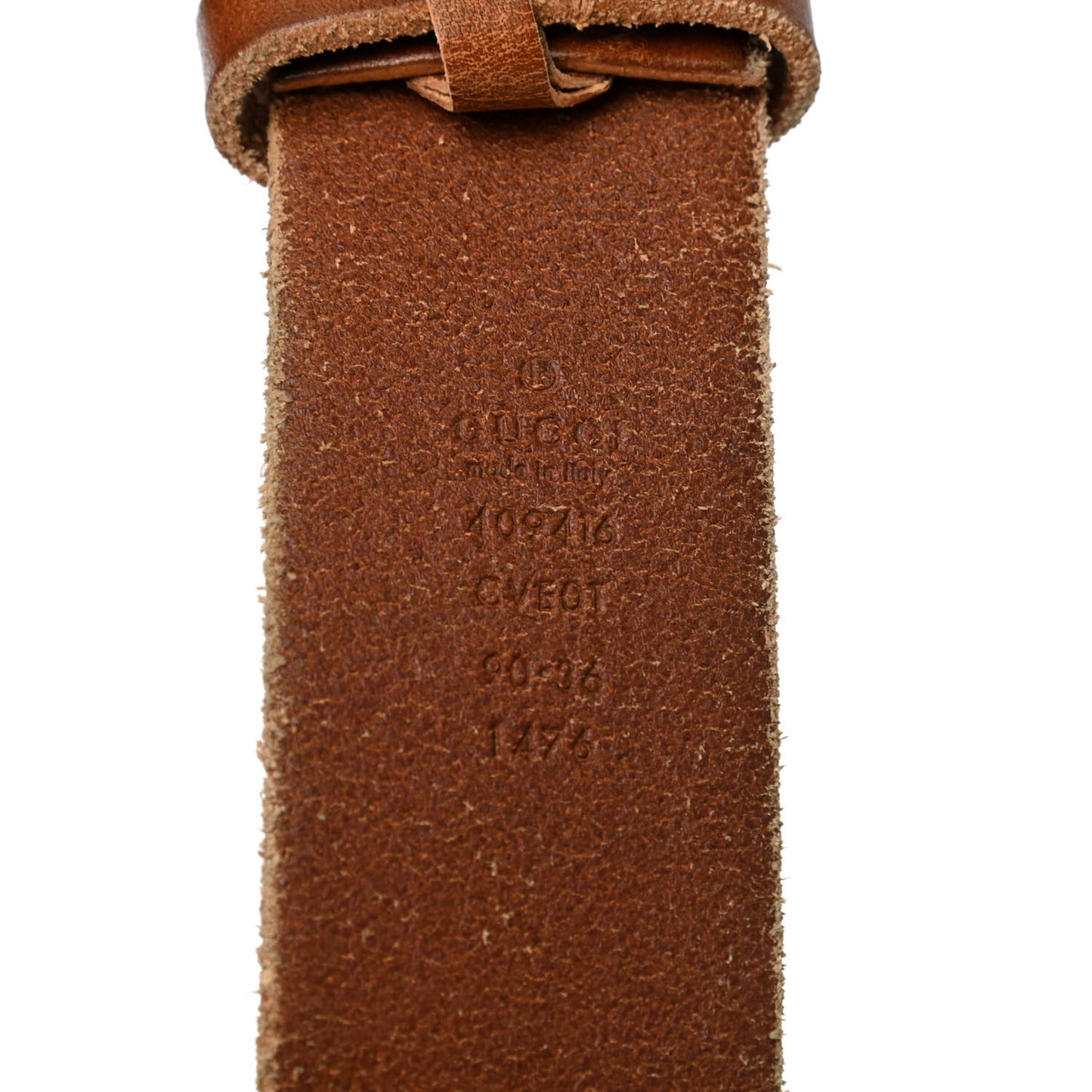 Faded Calfskin Double G 40mm Belt 90 36 Cuir