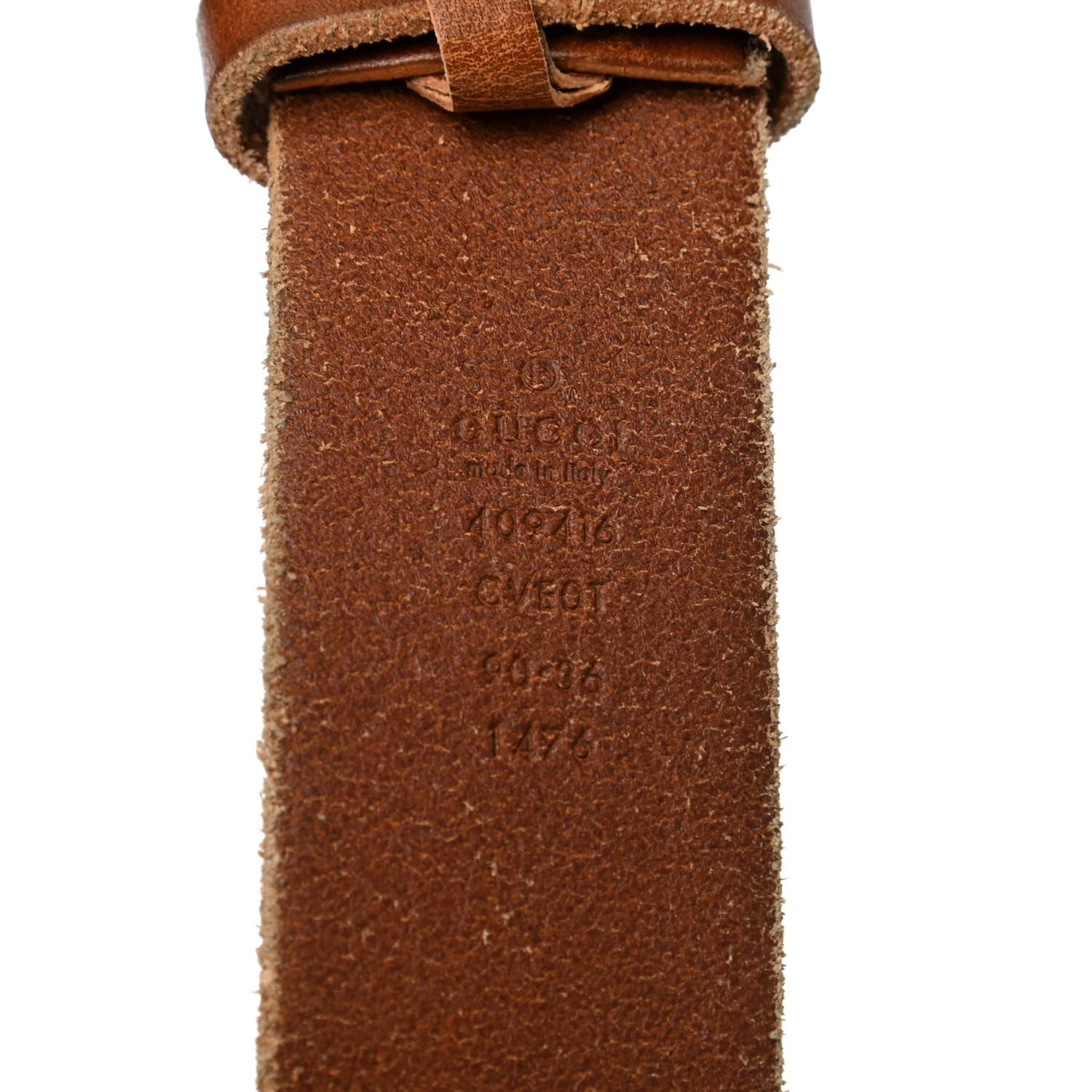 Gucci Faded Calfskin Double G 40mm Belt 90 36 Cuir 3 of 4