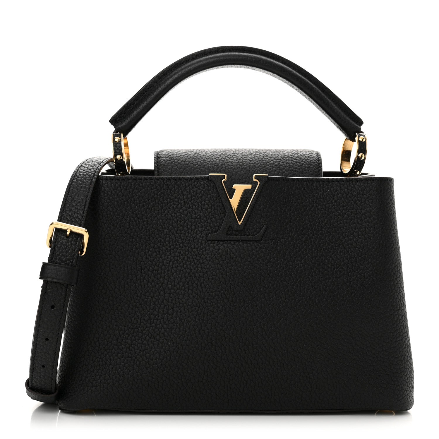 Louis Vuitton Taurillon Capucines BB Black 1 of 10