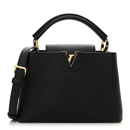 Louis Vuitton Taurillon Capucines BB Black 1 of 10