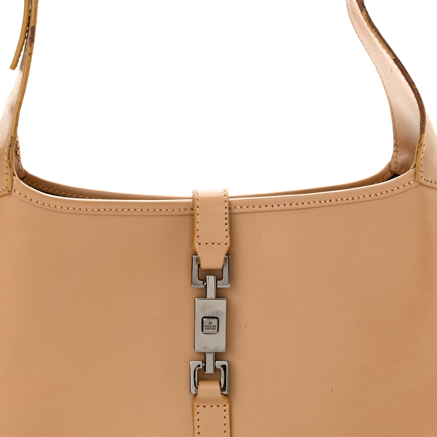 Calfskin Small Jackie O Hobo Beige