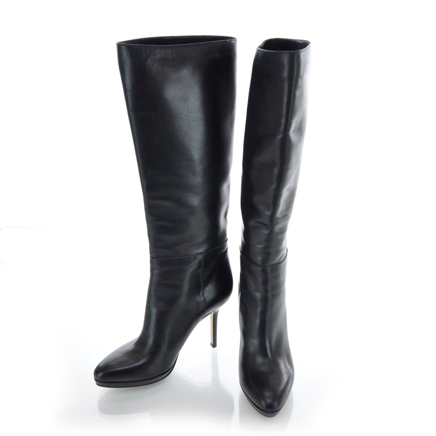 Leather Eden Boots 35 Black
