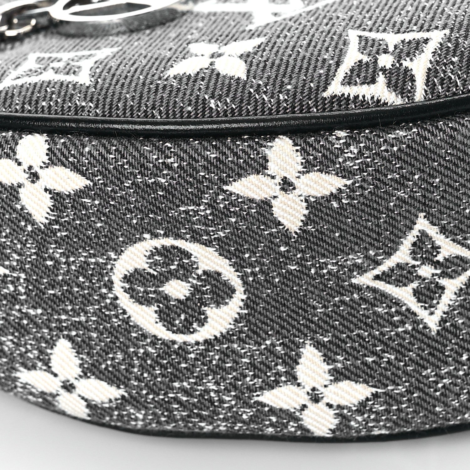 Louis Vuitton Monogram Jacquard Denim Loop Black 7 of 8