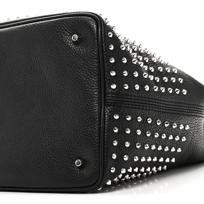 Burberry Calfskin Studded Medium Susanna Hobo Black 9 of 9