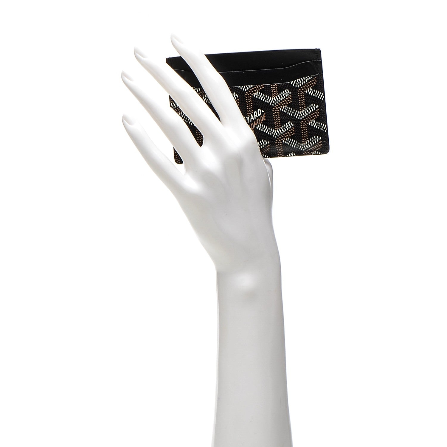 Goyard Goyardine Saint Sulpice Card Holder Black 2 of 6