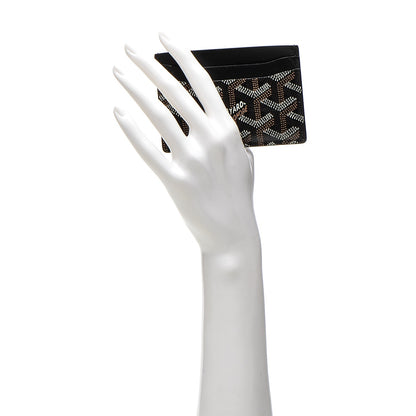 Goyard Goyardine Saint Sulpice Card Holder Black 2 of 6
