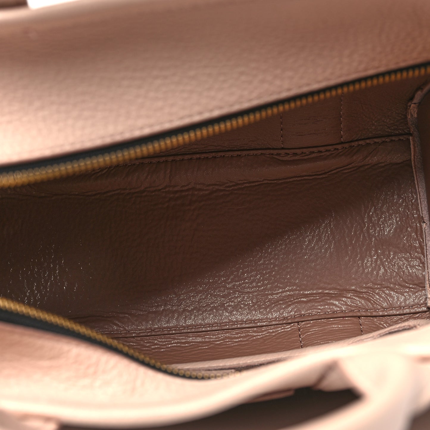 Grained Calfskin Small The Tote Bag Rose Dust