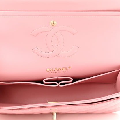 Chanel Caviar Quilted Medium Double Flap Pink 5 of 10