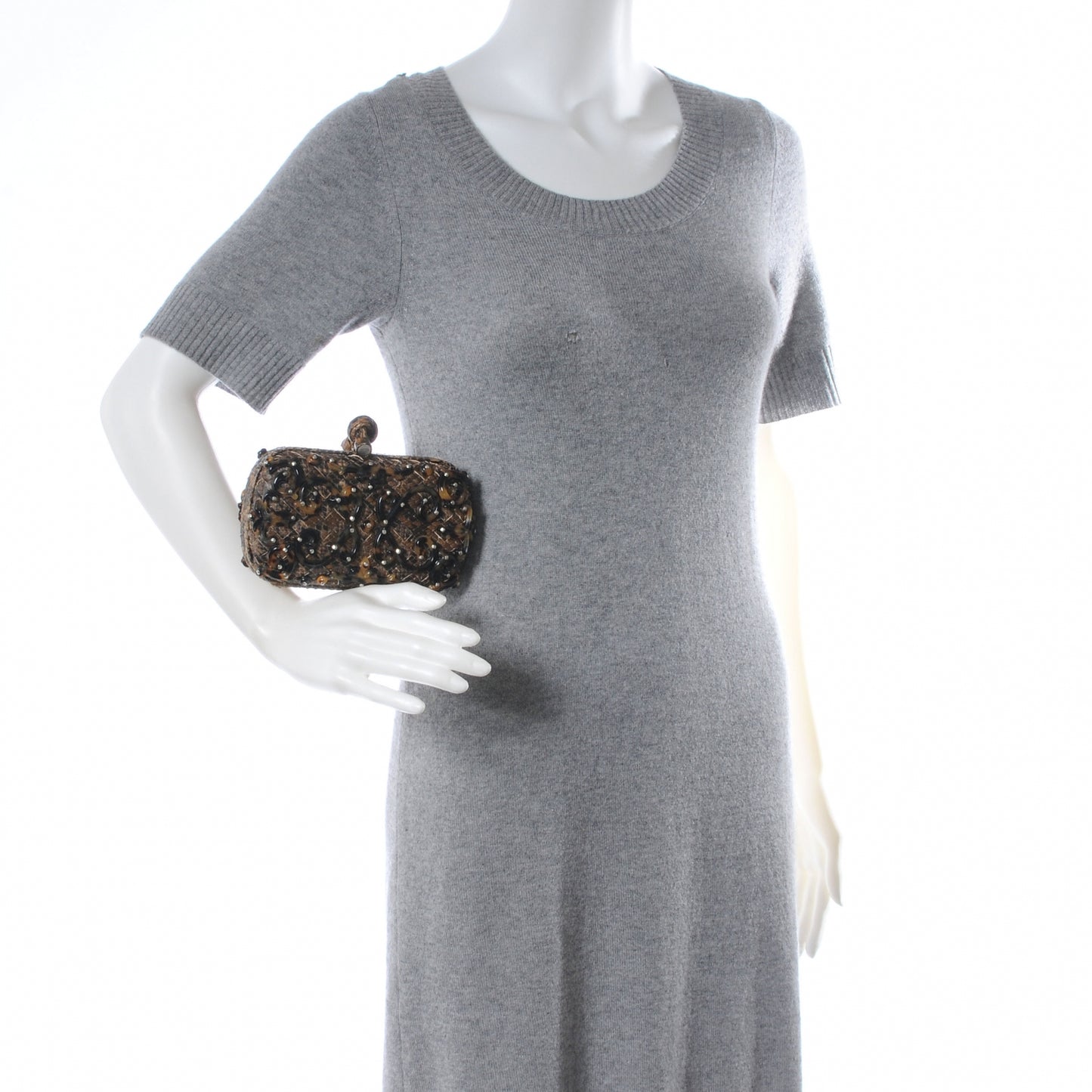 Python Tortoise Knot Clutch