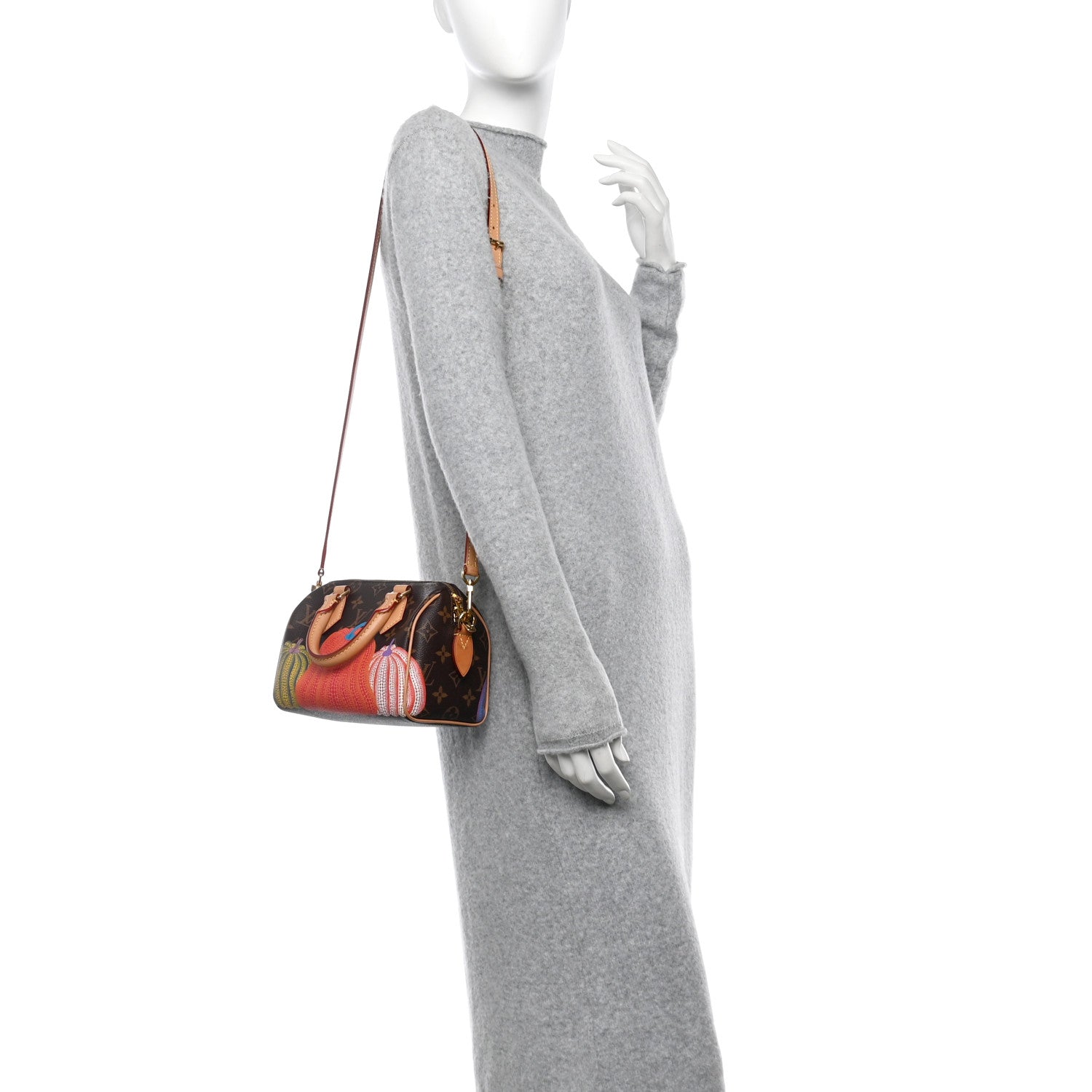 Louis Vuitton LV X YK Monogram Pumpkins Speedy Bandouliere 20 3 of 13