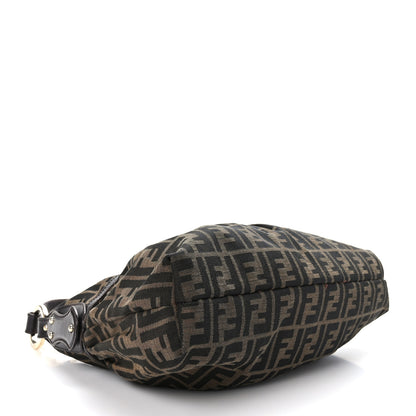 Fendi Zucca Cuoio Lucido Chef Hobo Tobacco Moro 4 of 8