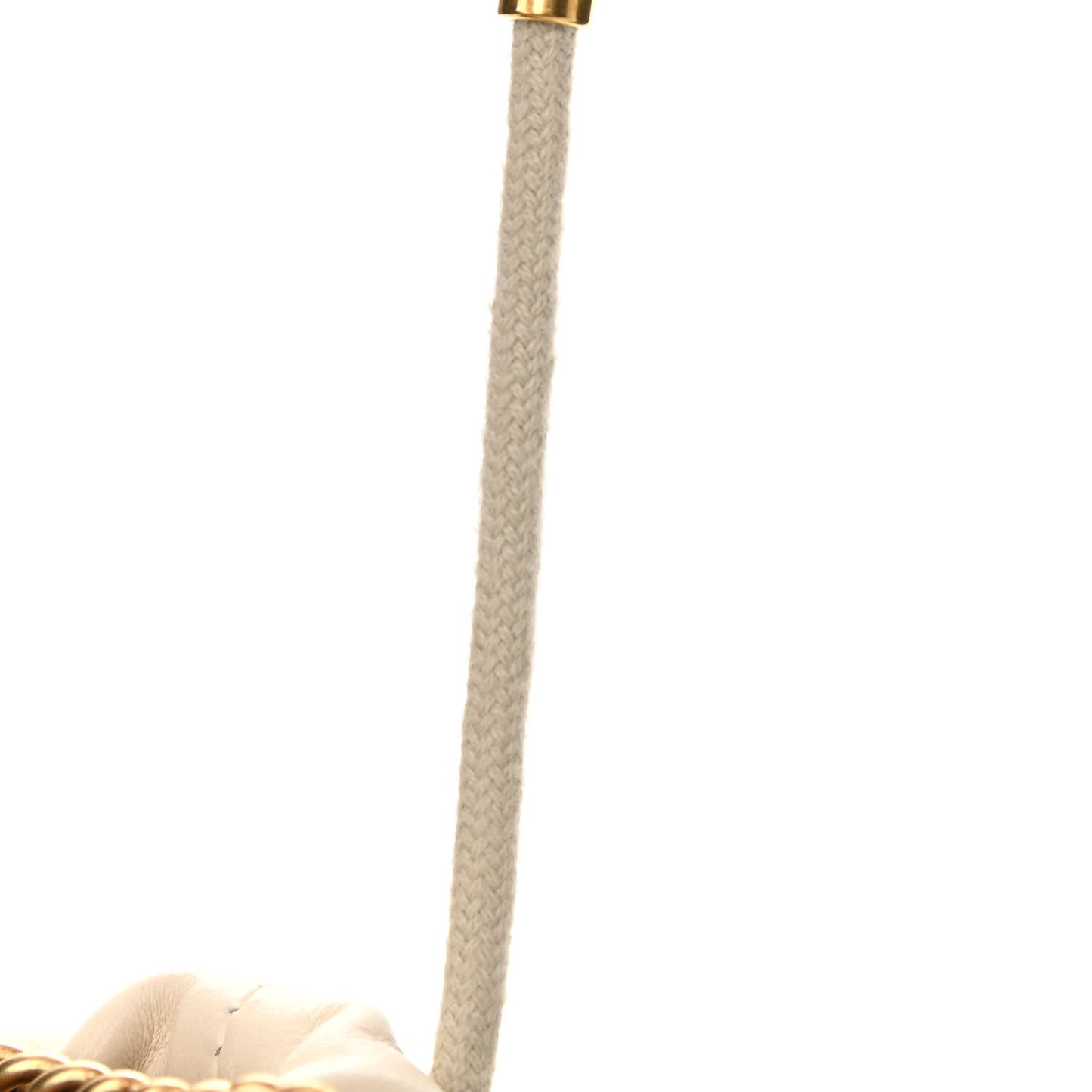Calfskin Matelasse Mini GG Marmont 2.0 Bucket Bag White