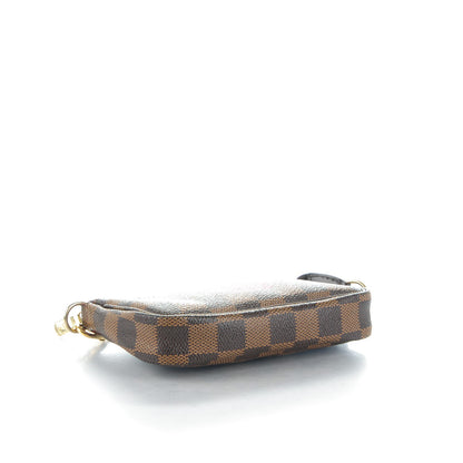 Louis Vuitton Damier Ebene Complice Trunks and Bags Mini Pochette Accessories Red 4 of 7