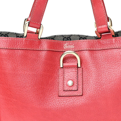 Gucci Calfskin Small Abbey Tote Red 8 of 13