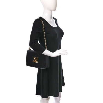 Louis Vuitton Epi Twist Shoulder Bag MM Black 2 of 9