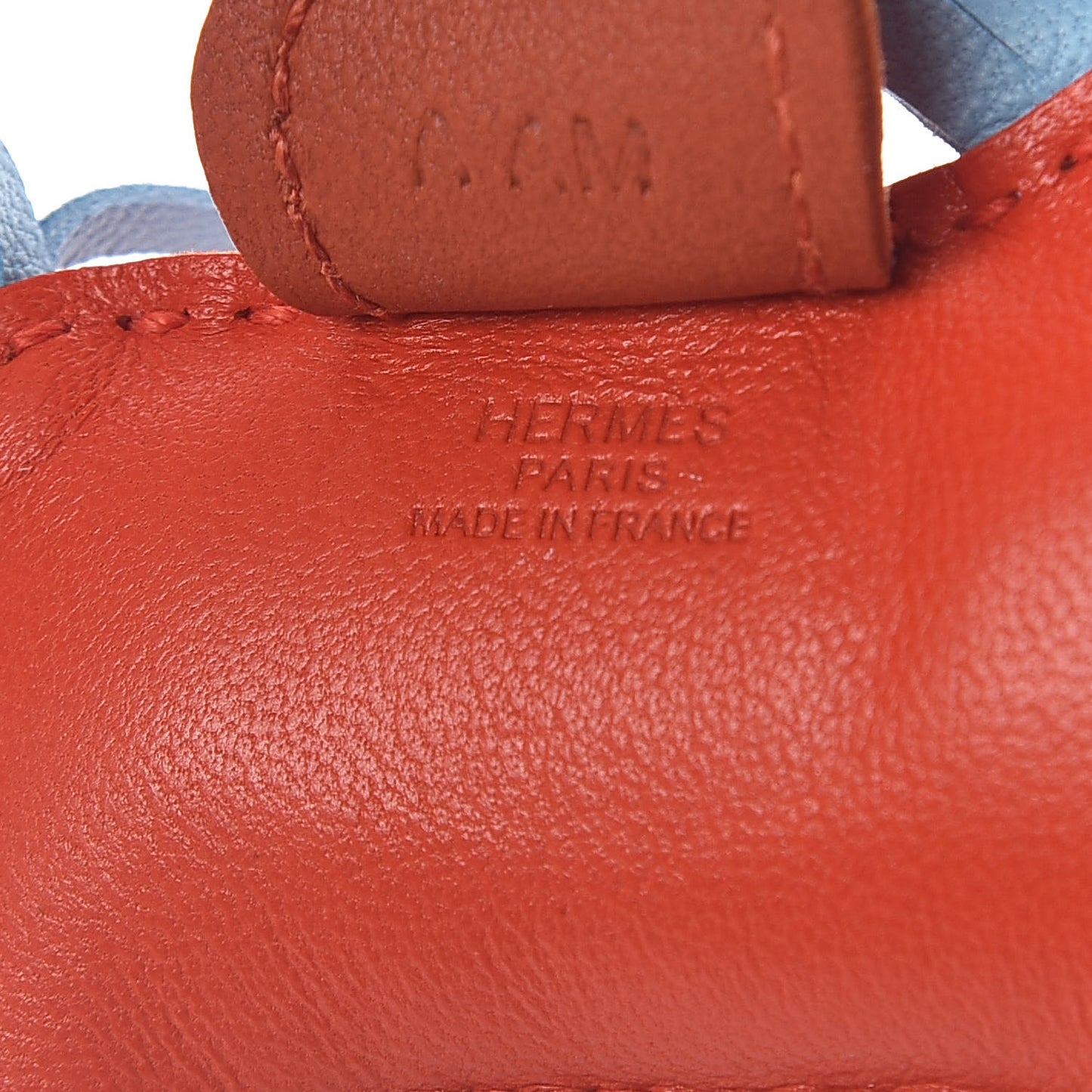 Milo Lambskin Grigri Rodeo Horse Bag Charm PM Capucine Celeste Cornaline