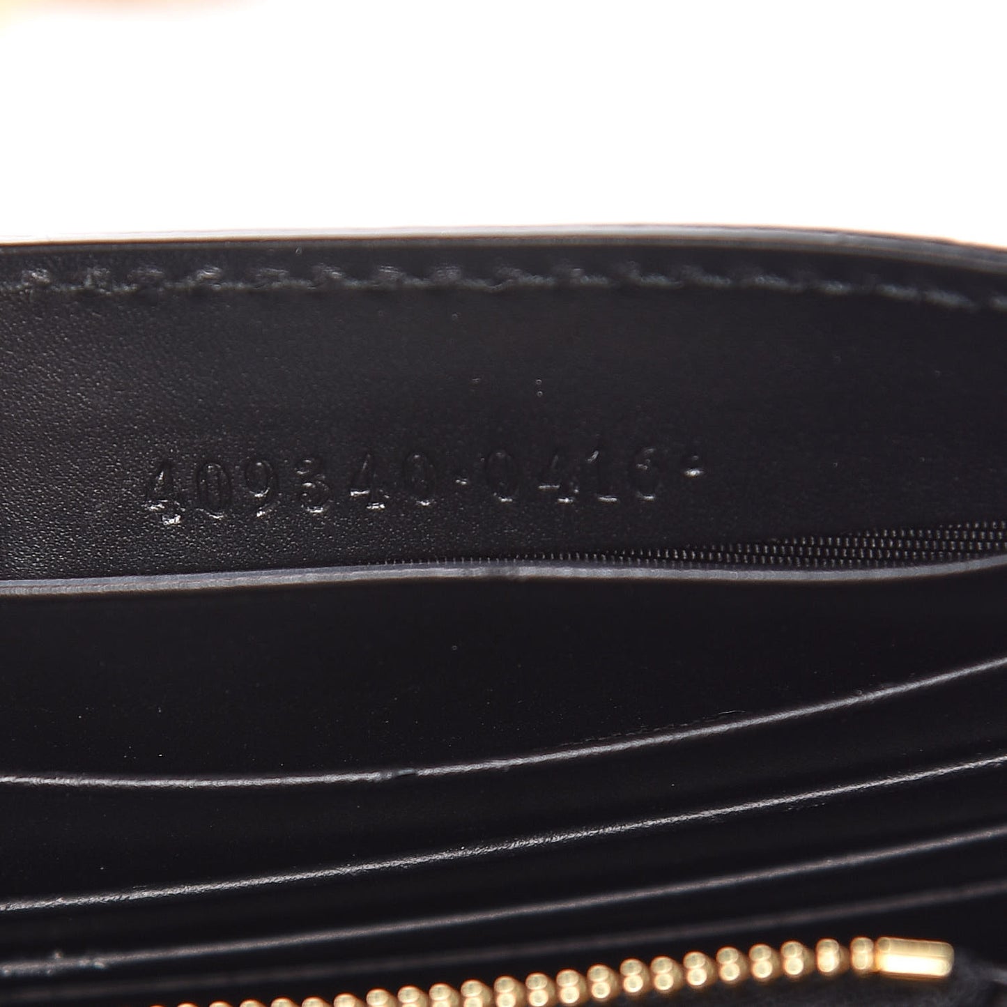 Guccissima Icon Chain Wallet Black