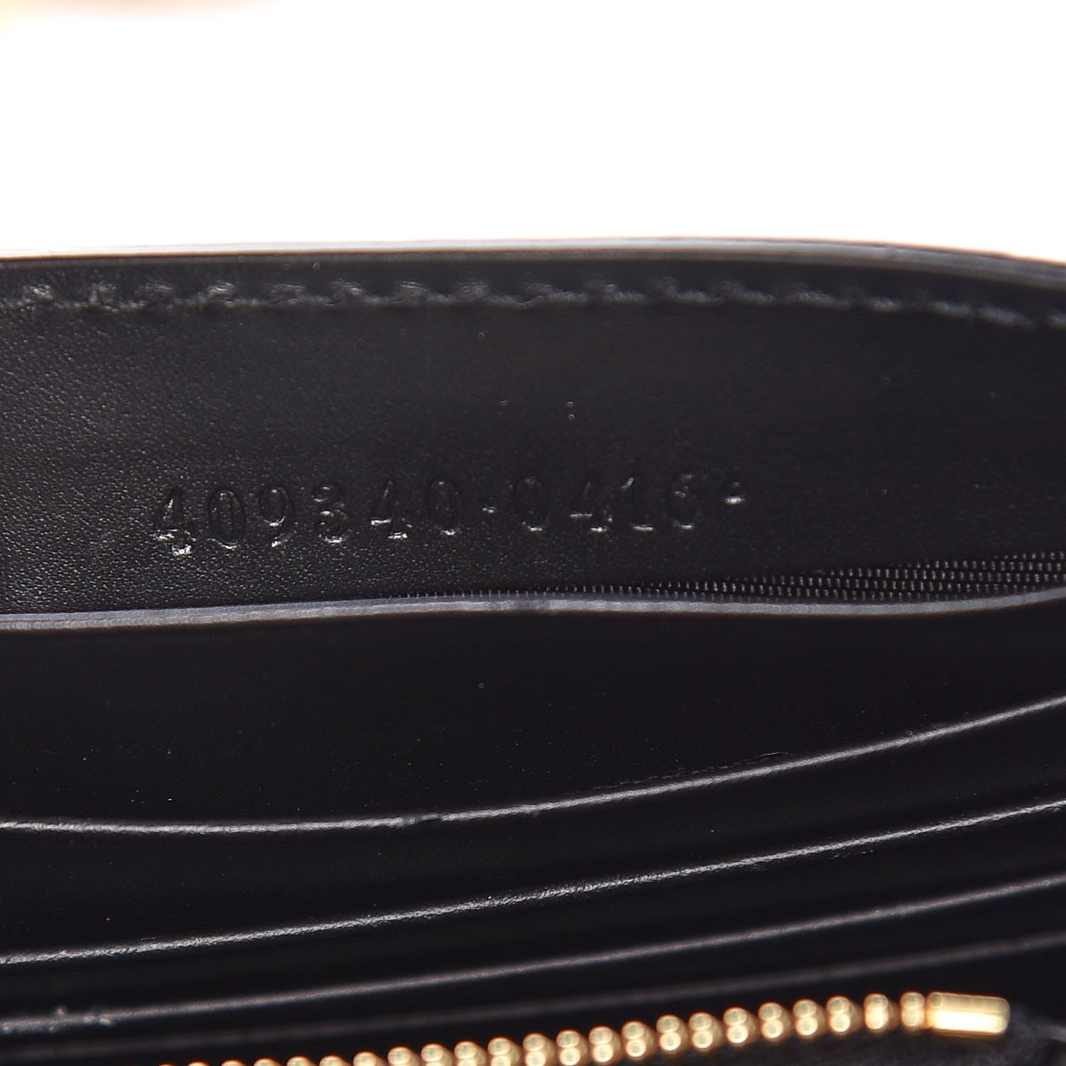 Gucci Guccissima Icon Chain Wallet Black 7 of 11