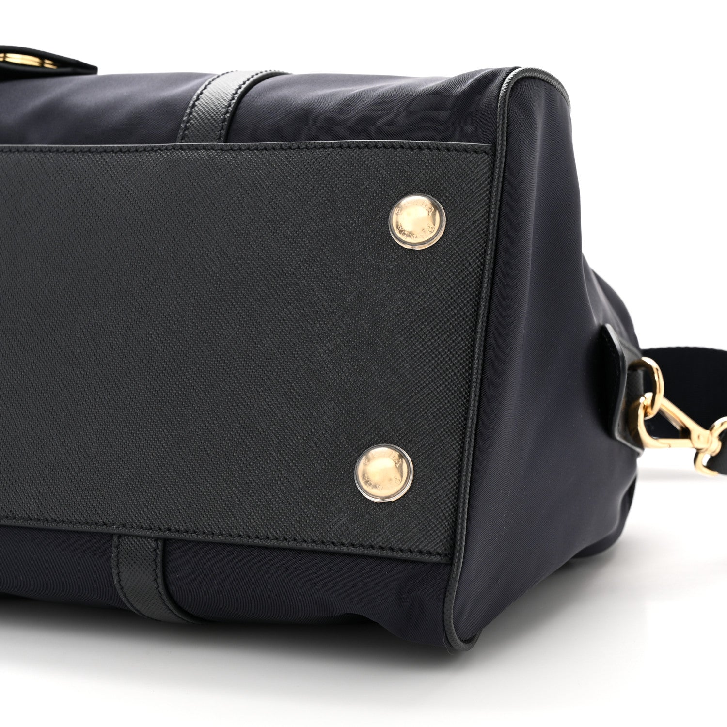 Prada Re-Nylon Saffiano Medium Re-Edition 1978 Top Handle Bag Bleu 9 of 9