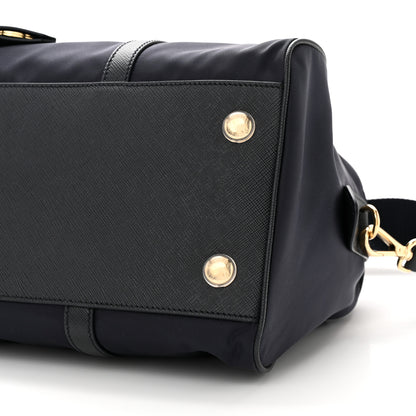 Prada Re-Nylon Saffiano Medium Re-Edition 1978 Top Handle Bag Bleu 9 of 9