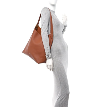 Louis Vuitton Grained Calfskin Low Key Hobo MM Cognac 2 of 11