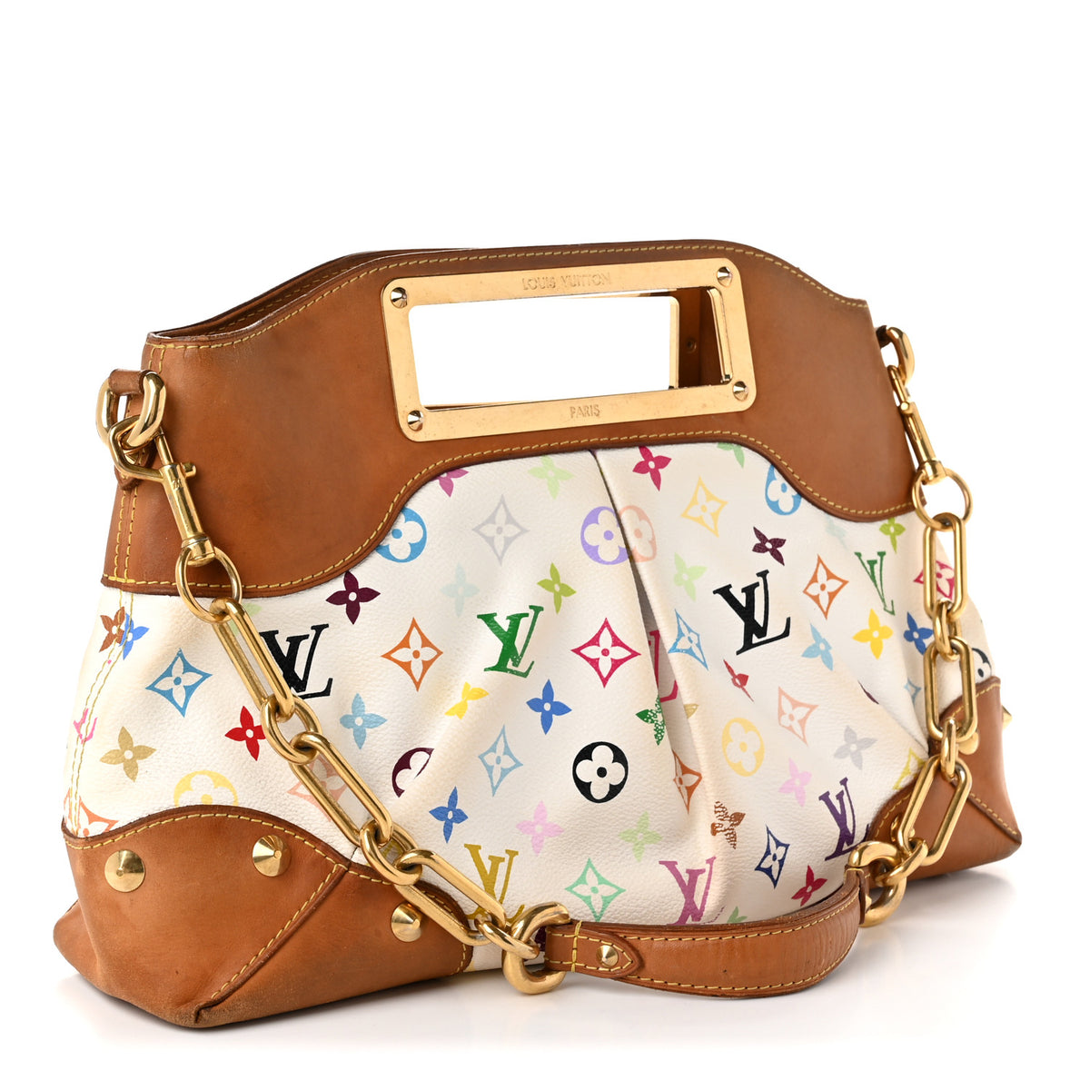 Monogram Multicolor Judy MM White