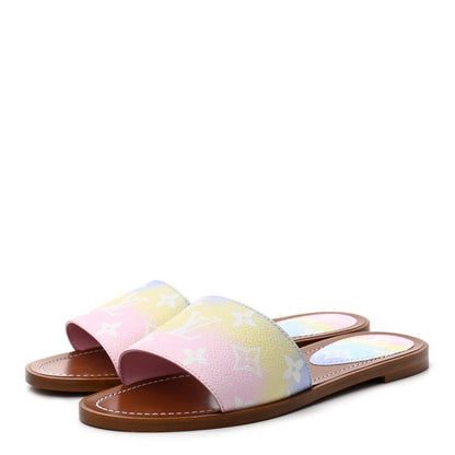Louis Vuitton Monogram Escale Lock It Flat Mule 36 Pastel 3 of 9