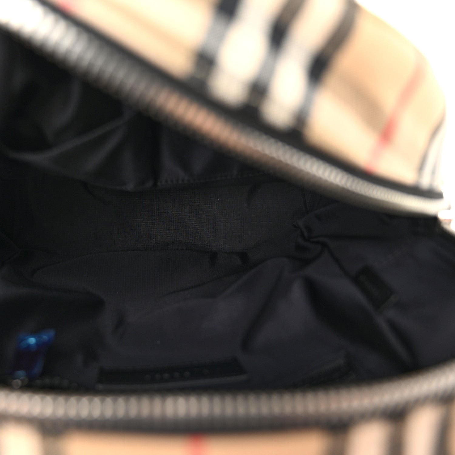 Burberry House Check Canvas Calfskin Small Nico Backpack Archive Beige 5 of 10