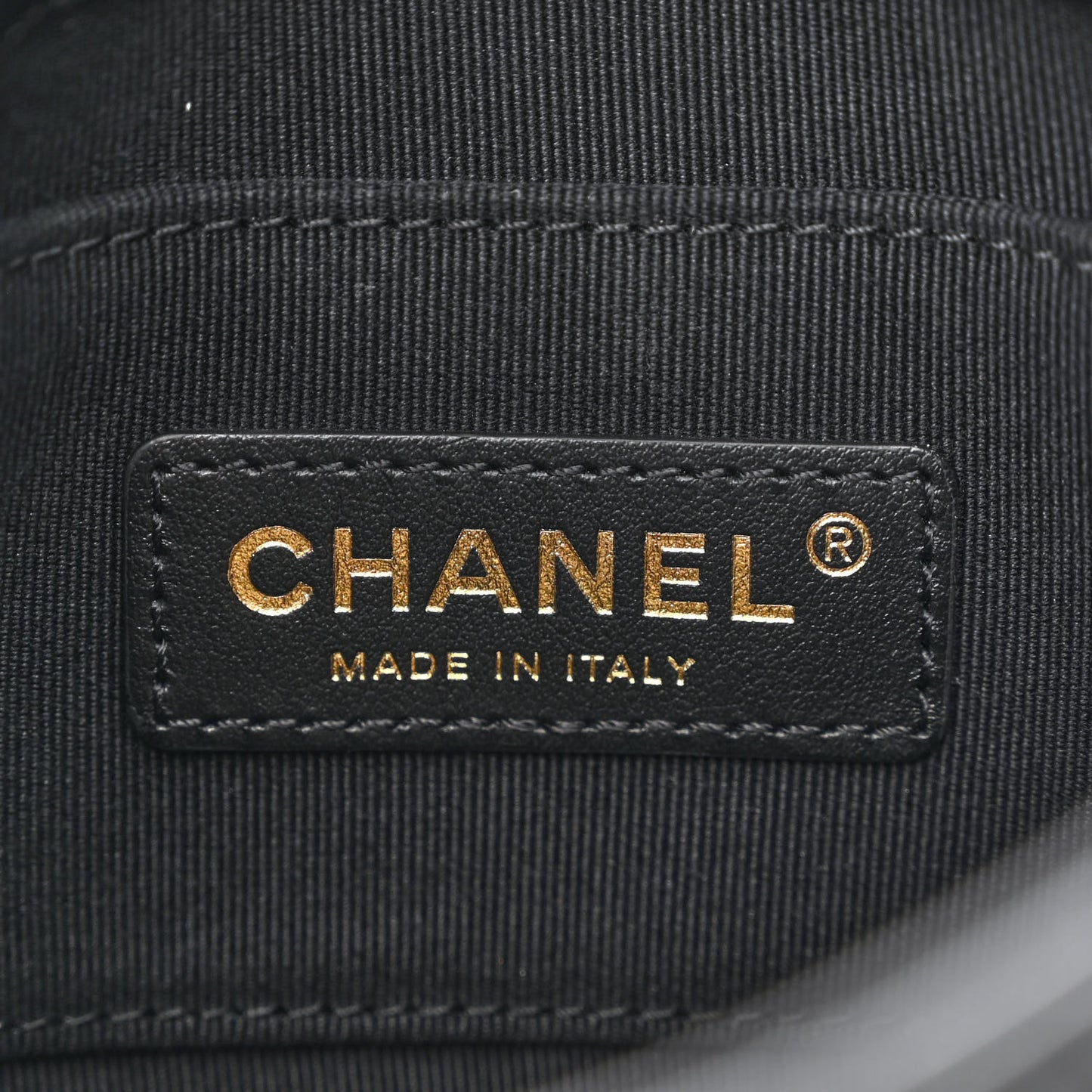 Lambskin Quilted Mini Lacquered Chain Flap Black