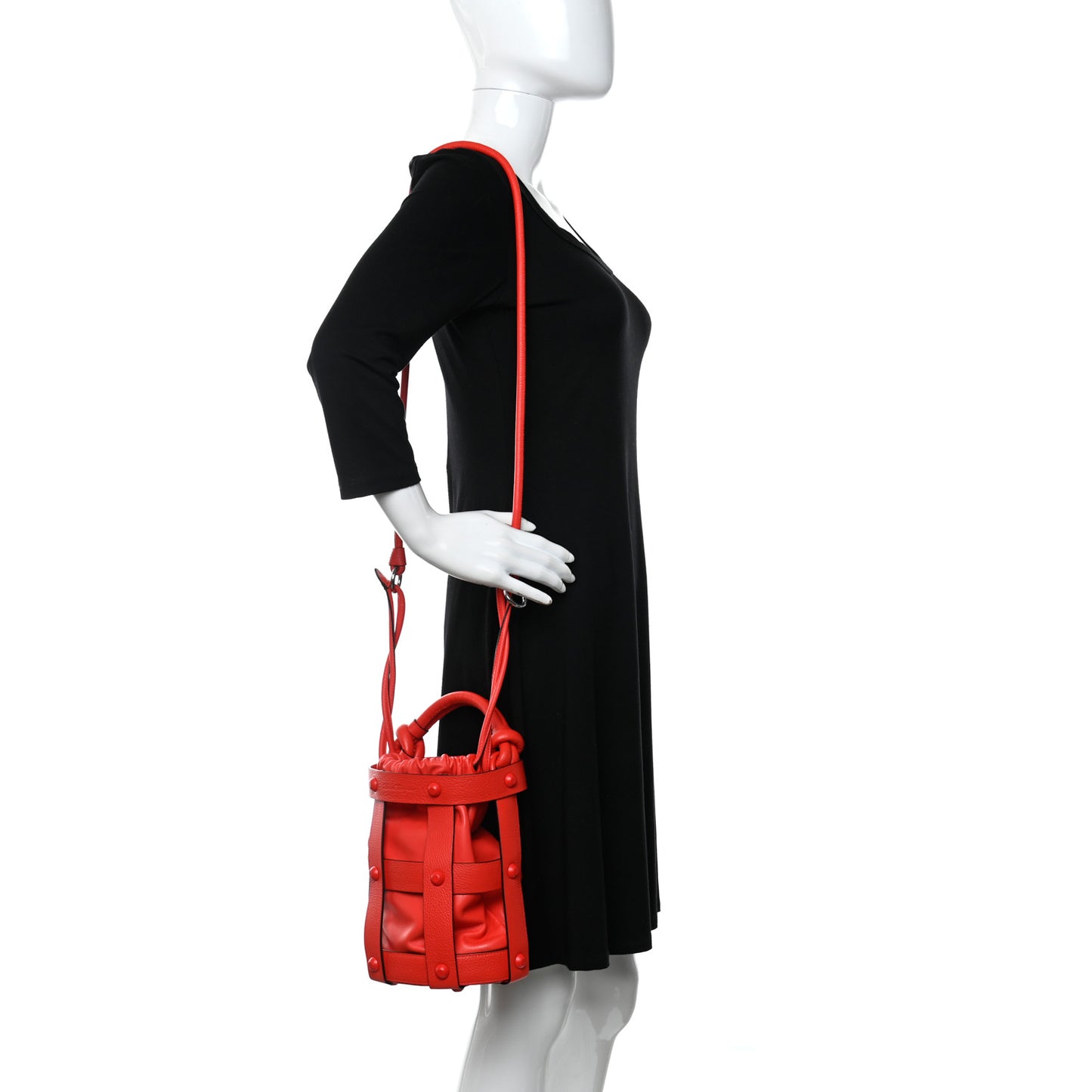 Calfskin Cage Bag Candy Apple Red