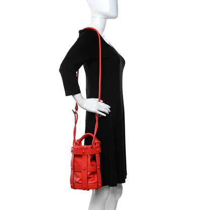 Salvatore Ferragamo Calfskin Cage Bag Candy Apple Red 2 of 12