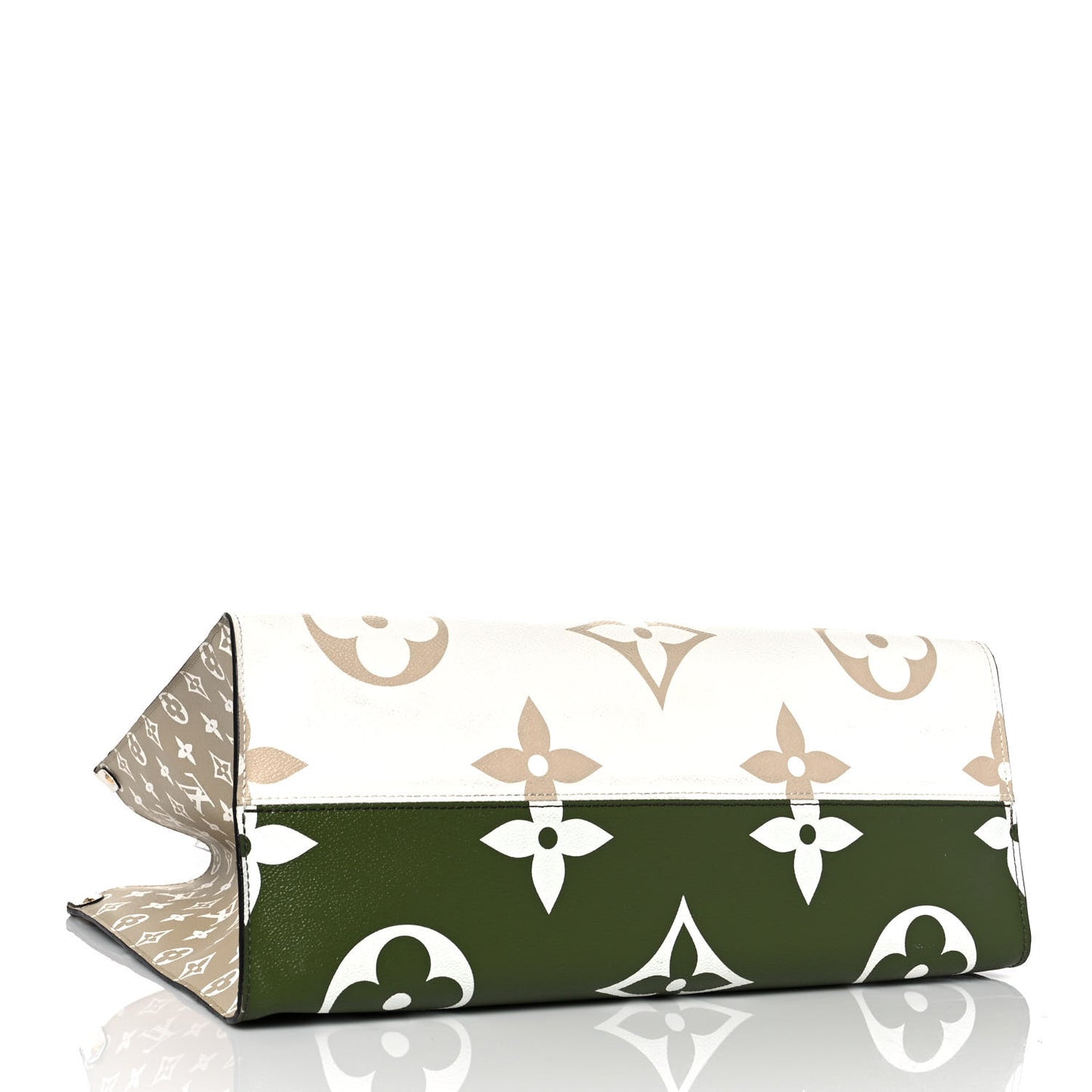 Monogram Giant Onthego GM Kaki Beige